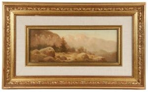 Sunset, San Gabriel Mts., Cal. Sunset, San Gabriel Mts., Cal.