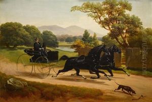 Richard Ogden Driving Double Team by Thomas Hill