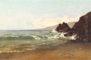 Untitled Seascape (land's End, San Francisco, California) by Thomas Hill