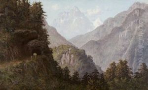 Empire Mine, Mining Road Along A Steep Mountainside