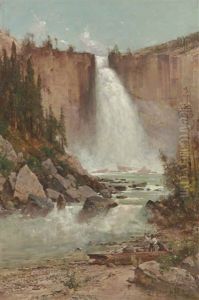 Falls Of The Yosemite by Thomas Hill