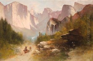 In The Gorge - Yosemite by Thomas Hill