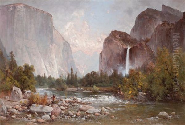 Fishing In The Yosemite Valley - view 1