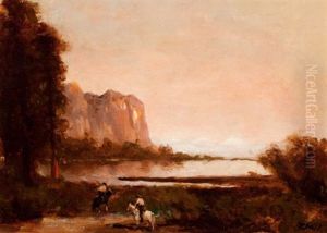 Landscape With Two Indians by Thomas Hill