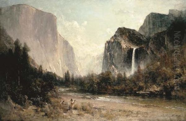 Yosemite Valley Indian Woodpickers - view 1