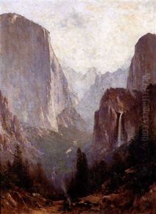Yosemite Valley (incl. Pen And Ink Sketch, 1886, Letters &amp; Artist's Card)