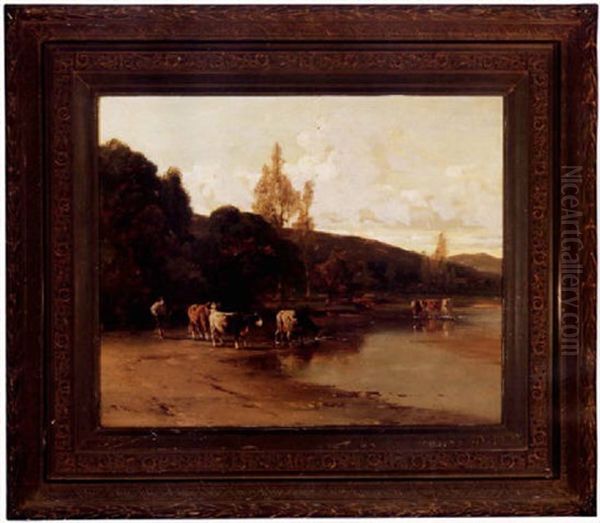 Tending The Cattle - view 1