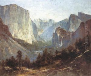 Yosemite Valley From Inspiration Point by Thomas Hill