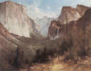 A View Of The Yosemite Valley by Thomas Hill
