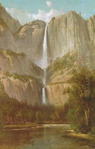 Falls Of Yosemite by Thomas Hill