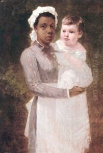 Nanny Holding A Baby by Thomas Hill