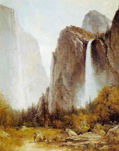 Indian Encampment Beneath Bridal Veil Falls