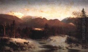 The White Mountain Notch, New Hampshire by Thomas Hill