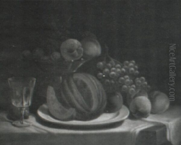 Assorted Fruit And Glass Compote - view 1