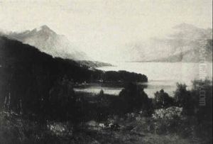 The River Basin (delaware River?) by Thomas Hill