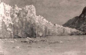 The Muir Glacier, Alaska by Thomas Hill