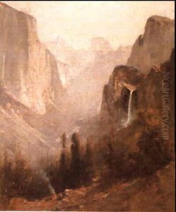Yosemite Valley From Inspiration Point by Thomas Hill