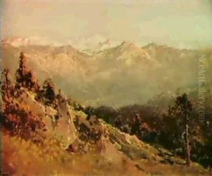 View Into The Valley by Thomas Hill