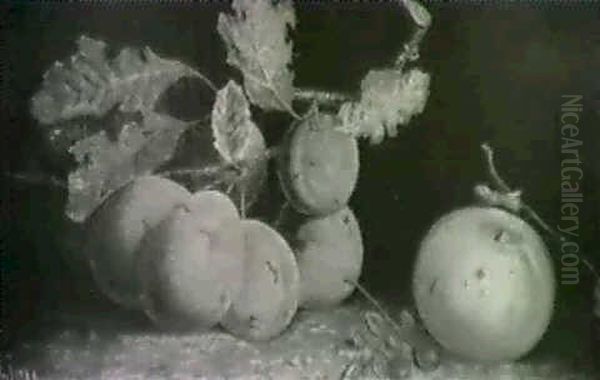Still Life With Plums, Apple Berries - view 1