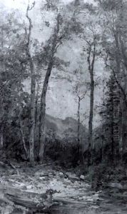 Eagle Cliff, Franconia Notch, New Hampshire by Thomas Hill