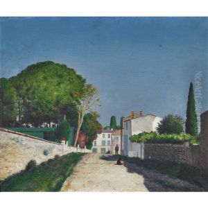 Rue A Saujon by Anatole Eugene Hillairet