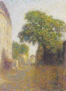 Rue A Montmartre by Anatole Eugene Hillairet