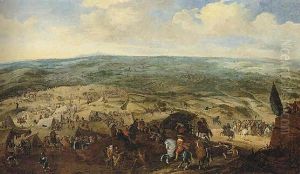 The Siege Of Grol (groenlo) by Pauwels van Hillegaert