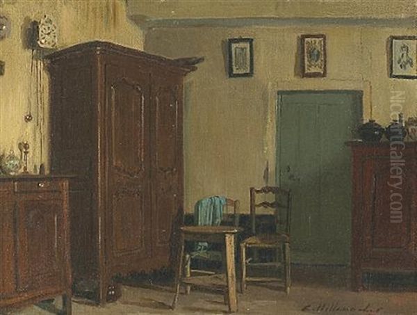 A Study Of An Interior - view 1