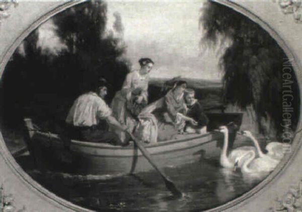 Feeding The Swans - view 1