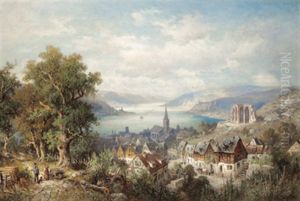 Blick Auf Bacharach Am Rhein