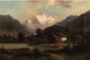 Blick Auf Den Ortler by Heinrich Hiller