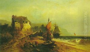A Coastal Scene A Coastal Scene