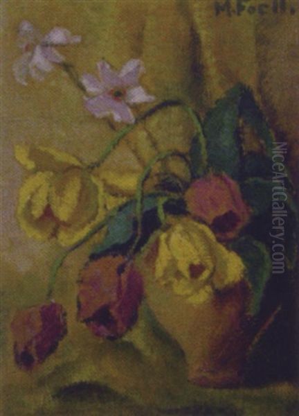 Blumenstilleben Mit Tulpen Und Narzissen - view 1