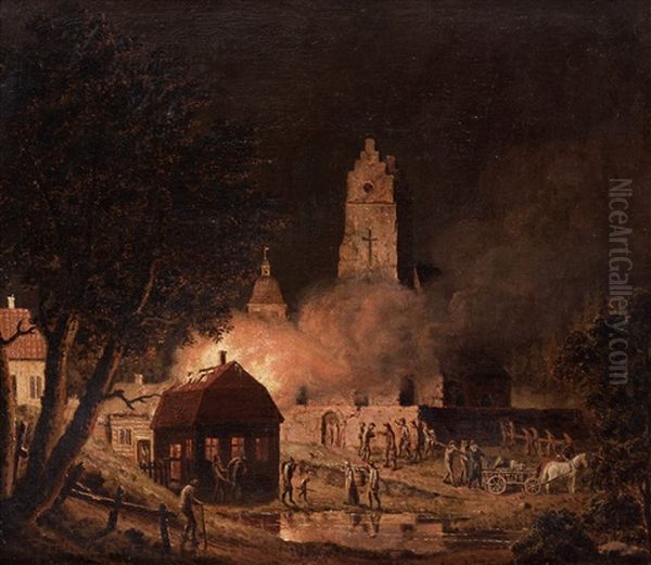 Eldsvada I Kyrkby (sydsvenskt Motiv) - view 1