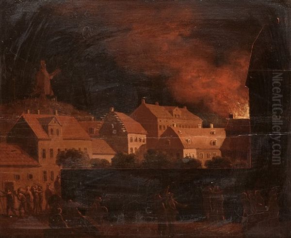 A Fire At Sodermalm, Stockholm - view 1