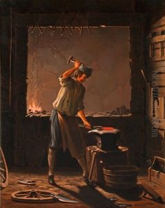Interior Of A Smithy