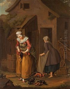 En Qvinna Slagtar Hons (a Woman Slaughtering Hens) En Qvinna Slagtar Hons (a Woman Slaughtering Hens)