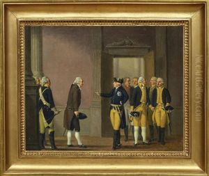 Konung Gustaf Iii, Da Revolutionen Borjades by Pehr Hillestroem