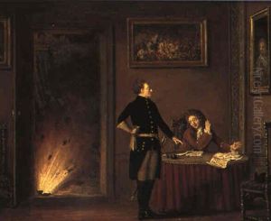 Carl Xii I Stralsund by Pehr Hillestroem
