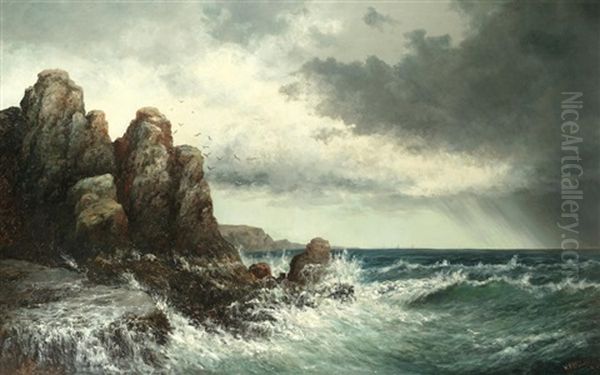 Wind Against Tide', Cape Arundel, Maine, U.s.a - view 1