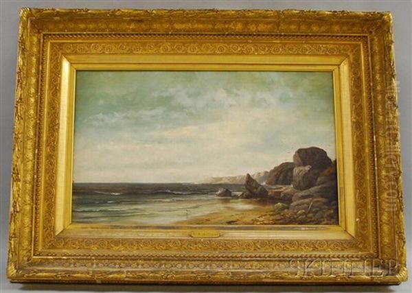 Calm Sea And A Rocky Coastline - view 1