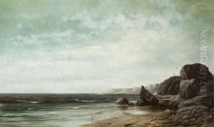 New England Coastline by William Henry Hilliard