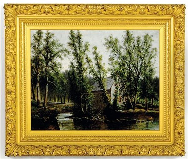 Millhouse Along Riverbank - view 1