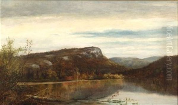 New Hampshire Lake View, Autumn - view 1