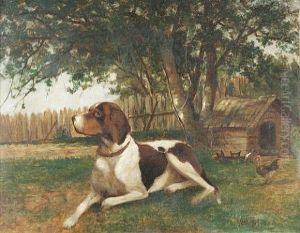 Seated Pointer by William Henry Hilliard