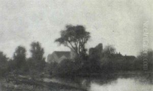 French Countryside by William Henry Hilliard