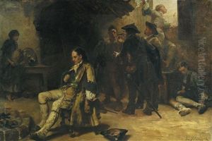 Charles X Of Sweden After The Battle Of Pultova by Robert Alexander Hillingford