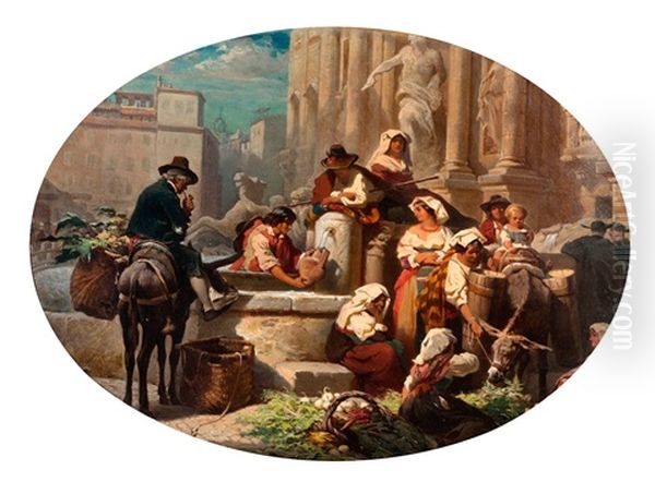 Scene From The Marketplace - view 1