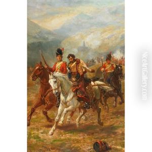 Napoleon At Waterloo; A Prisoner Of Rank (pair) by Robert Alexander Hillingford
