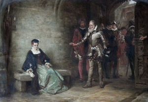Princess Elizabeth At The Tower by Robert Alexander Hillingford